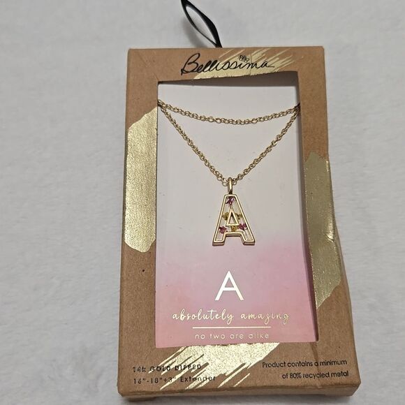 Initial A Necklace - Picture 1 of 4